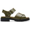 Clarks Orinoco Cross Womens Dark Olive Lea, 3.5