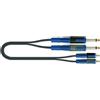 Non applicabile Cavo - Audio - Quiklok Rksa/130-2 Cavo 2 Jack Mono 6,3mm / 2 Rca - 2mt
