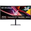 LG Monitor Gaming UltraGear 34" | Serie G630A | 21:9 Curvo, WQHD, 240Hz, 1ms (GtG)