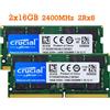 Crucial 16GB/32GB DDR4 2133 2400 2666 3200 MHz SO-DIMM 260-Pin Laptop Memory Ram