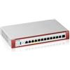 ZYXEL FIREWALL CONS. 300 UTENTI, BANDA FINO A 10GB, 2P2,5GBPOE+2P2,5GB+8PGB LAN/