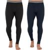 Fruit of the Loom - Recycled Premium Waffle Thermal Underwear Bottom (1, 2, 3, And 4 Packs), Pantaloni Pigiama Uomo