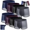 Lemooner Pantaloncini corti boxer in fibra di bambù da uomo (Color : 8pcs-Mix, Size : XXL)