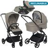 Foppapedretti Trio TicToc Reclinabile Foppapedretti con Seggiolino Auto Disk Infant Recline (Elevo in omaggio)