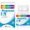 Massigen - Magnesio B6, 60 Capsule, Integratore per Funzione Muscolare e Nervosa, Contribuisce al Benessere Energetico e Psicofisico, con Magnesio e Vitamina B6