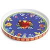 Vassoio Love Rosso D20 cm in New Bone China - Egan