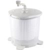 Yechiry Mini Lavatrice Manuale per un Efficiente Bucato di Biancheria Intima a Casa o in Dormitorio - ABS Grigio 15,7x13,0 Pollici