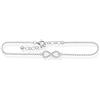 Thomas Sabo Caviglier da Donna a Infinity, Argento Sterling 925 ,Lunghezza 27 Cm, AK0001-051-14-L27V