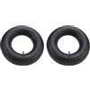 aqxreight 2 Pezzi 3.50/4.00-6 Camera D'aria TR87 Stelo della Valvola Piegato per Kart Che Spingono Carrelli, Camion Manuali ATV, Spazzaneve