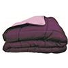 Poyet Motte Made In France Piumino in poliestere bicolore, 140 x 200 cm, collezione Calgary Range, prugna e viola