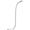 Pssopp Lampada per computer USB a luce singola LED con collo flessibile in metallo, luce bianca ultra brillante, lampada da scrivania MINI USB per PC portatile, compagno ideale per studenti,