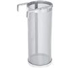 Akozon Filtro per infusione, acciaio inossidabile da 300 micron, birra fatta in casa, birra, luppolo, filtro a rete, filtro n. 1, 10 x 25,5 cm, miglioramento del livello, filtrazione del brodo, fermentazione