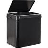 WELL HOME MOBILIARIO & DECORACIÓN WELL HOME - Pattumiera intelligente senza gambe con apertura automatica e contatto manuale, 30 l, 35,5 x 26 x 60 cm, colore: Nero