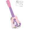 Lexibook, Unicorn, My First Guitar for children, 6 nylon strings, 21 long, guide included, pink, K200UNI