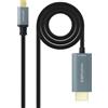 Nanocable 10.15.5162 - Cavo da USB-C a HDMI 2.1 convertitore 8K@60HZ, 1,8 m, colore nero