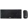 Nilox NXKMMB00001 Kit Tastiera e Mouse Slim Nero