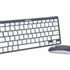 Pantone PT-KB09N tastiera Mouse incluso Casa RF Wireless QWERTY Italiano Blu marino