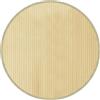 vidaXL Vloerkleed rond 80 cm bamboe lichtnaturel