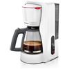 Bosch MyMoment TKA2M111, caraffa in vetro da 1,25 l, per 10-15 tazze, funzione di mantenimento in caldo 40 minuti, antigoccia, supporto filtro girevole, serbatoio dell'acqua rimovibile, 1200 Watt,