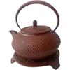 Nambu Tekki (南部鉄器) Nambu Tekki Tetsubin in ghisa teiera bollitore trivet set NUOVO Giappone