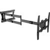 Nanook 4100 Supporto da Parete per TV a Braccio Lungo per TV da 42-85 pollici, Estensione Lunga Fino a 100 cm, Capacità di Carico Fino a 80 kg, Girevole Fino a 180°, Max. VESA 600x400