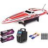ProBoat Impulse 32 6S Brushless White/Red Motoscafo elettrico SUPER COMBO FP