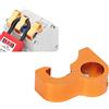 Yinhing Lockout Tagout Lock, Lucchetto di Blocco Micro Elettrico in Lega di Alluminio, Kit di Lockout Tagout per Elettrici Industriali