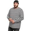 Urban Classics T-Shirt a Strisce, Bianco, M Uomo