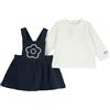 Chicco, Completo Neonata con Leggings/Salopette e Felpa con Apertura sulla Schiena con Bottoncini, in Caldo e Morbido Tessuto, Lavabile in Lavatrice, Abbigliamento Neonata 0-24 M, Idea Regalo Nascita, Designed in Italy