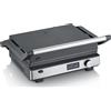 SEVERIN Griglia a contatto SEVINI FLEX, 3 in 1, multi-contatto, rivestimento in ceramica di alta qualita, superficie barbecue XL, piastre lavabili in
