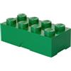 Room Copenhagen LEGO Lunch Box con 8 knobs - Contenitore Alimentare, Lavabile in Lavastoviglie, Multiuso, Porta Merenda, 950ml, per Bambini e Adulti, verde