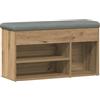 vidaXL Scarpiera Rovere Artigianale 82x32x45,5 cm in Legno Multistrato