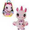 ODS - Famiglia Baby Unicorn, Misure Prodotto: Mamma Unicorno 30 cm, Cucciolo Unicorno 10 cm, Confezione Culla, Giocattolo per Bambini, Età Consigliata +3