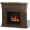 Divina Fire Camino a bioetanolo da terra Cambridge in legno Marrone 110x36x100