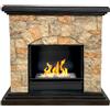 Divina Fire Camino a bioetanolo da terra Belluno finta pietra 105x38x100