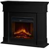 Divina Fire Camino elettrico da terra Cambridge in legno Nero 110x36x100