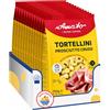 Generic Amato Tortellini Secchi Ripieni al Prosciutto Crudo 250 g, Pasta all'Uovo di Semola di Grano Duro, Ideali in Brodo o con Panna, Confezione Multipla 4/8/12 Pezzi (12 PEZZI)