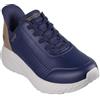 Skechers Squad Chaos - Sneaker da Uomo con Elastico, Navy Pu, 44 EU