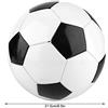TOPINCN Pallone da Calcio da Allenamento Misura 5 Materiale PVC Pallone Sportivo in Bianco e per attività di Squadra per Bambini