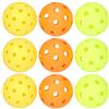 POENVFPO Palle da Allenamento Sportivo, PE, 72 Mm, 9 Pezzi 3 Colori