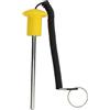 Gucagle Perno per pila pesi da palestra, diametro 8 mm, perno di bloccaggio selettore magnetico con cordino, manopola in plastica durevole e, asta in ferro, lunghezza totale 170 mm, per