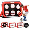 YIMORE Porta da Calcio per Bambini, 4 Modalità Porta da Calcio da Giardino, Pop-up Porte Pieghevole, 120 * 80 * 80cm, per Interni ed Esterni