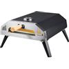 Grillmeister Grill Meister MILANO Forno per Pizza a Gas 400°C Acciaio con Pietra termometro