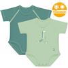 J BIMBI 2 BODY TAGLIA UNICA 0-36 MESI IN COTONE BIO 4SEASON PINO