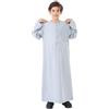Generisch Retro Gaming arabo, thobe, musulmano, caftano a maniche lunghe, abito a girocollo, abito nazionale, abito ricamato a maniche lunghe, per adolescenti, camicie, ragazzi 92