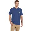 Carhartt Herren K87 Pocket S/S T-Shirt T-Shirt, Deep Ocean, XS