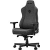 Andaseat Sedia da gaming AndaSeat Kaiser 3E XL Tessuto di lino Fino a 180kg Grigio scuro