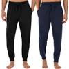 Fruit of The Loom - Jersey Knit Jogger Sleep Pant (1 And 2 Packs), Fondo Pigiama Uomo