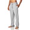 Fruit of The Loom Men's Jersey Knit Sleep Pant, Light Grey Heather, Large