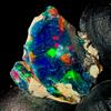 OPAL EMPIRE Pietra Gemma Opale Nero Natural Ethiopian Opal Grezzo 10,5 Ct 17x16 mm